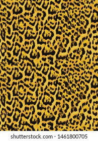 Seamless Trendy Colors Jaguar Leopard Skin Texture Pattern Vector