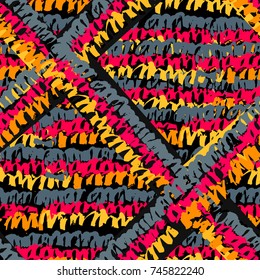 Seamless trendy rustic knitting pattern.The texture of a rough warm sweater knitted in a hipster manner.