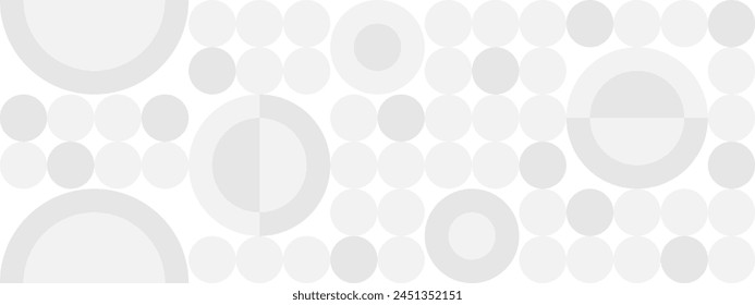Nahtloser trendiger weißer Hintergrund für Textilien oder Abdeckungen. Mosaik mit grauer Textur von geometrischen Formen, Vorlage für Web Intro.	