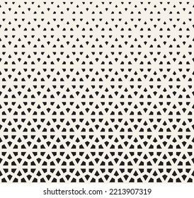 Seamless triangle halftone pattern background