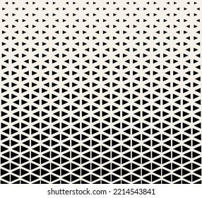 Seamless triangle halftone pattern background