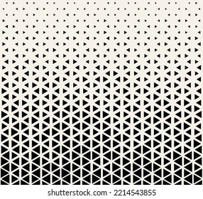 Seamless triangle halftone pattern background