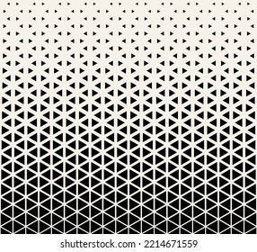 Seamless triangle halftone pattern background