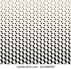 Seamless triangle halftone pattern background