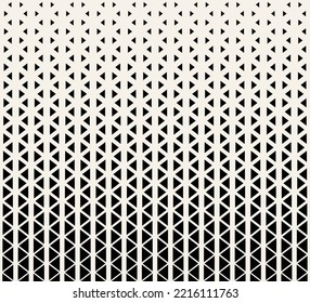Seamless triangle halftone pattern background