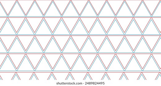 Seamless triangle lines background. Polka dot pattern Monochrome triangle texture