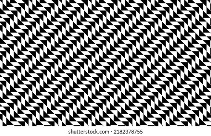 Patrón de motivos triangulares sin inconvenientes. Patrón de motivos para el ornato o la decoración para el interior, exterior, alfombra, textiles, ropa, seda, mosaico, plástico, papel, envuelto, tapiz, etc. Vector 