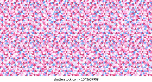Seamless triangle pattern. Abstract geometric wallpaper of the surface. Colorful tiled background. Print for polygraphy, posters, t-shirts and textiles. Mosaic texture