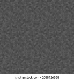 Seamless triangle pattern. Abstract geometric wallpaper of the surface. Tiled background with triangles. Print for your design. Black and white illustration