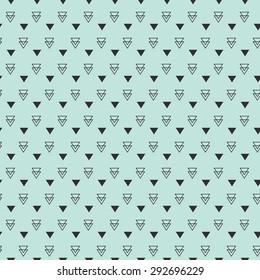 Seamless triangle pattern, background