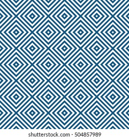 Seamless triangle pattern background with blue tone.blue ornament vector