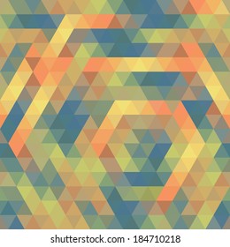 Seamless Triangle Pattern, Background, Texture Vector Geometric