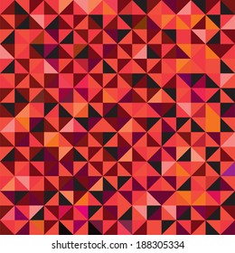 Seamless triangle pattern background. Vector illustration.