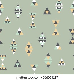 seamless triangle pattern design. vector illustration