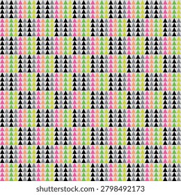Seamless of triangle pattern, like rainbow colours suit for package design, wallpaper, fashion print, Housing wallpaper, arty-crafty.