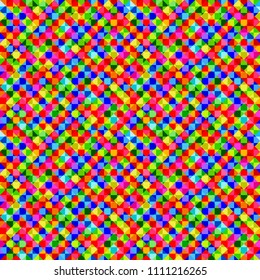 Seamless triangle pattern. Multicolored background. Checkered geometric wallpaper of the surface. Bright colors