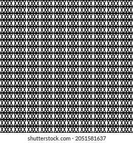 Seamless triangle pattern on white background. Geometric abstract texture