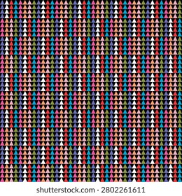 Seamless of triangle pattern, suit for package design, wallpaper, fashion print, Housing wallpaper, arty-crafty.