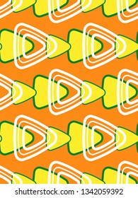 Seamless triangle pattern. Vector background. Geometric abstract texture.