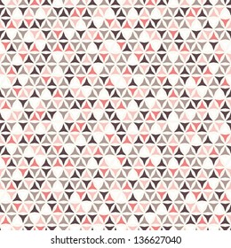 Seamless triangle pattern. Vector background. Geometric abstract texture