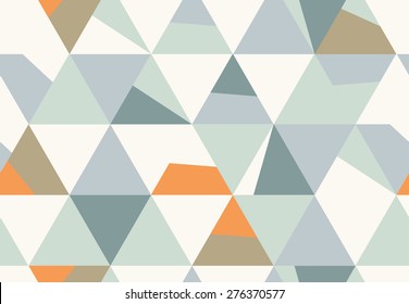 Seamless triangle pattern. Vector background. Geometric abstract texture