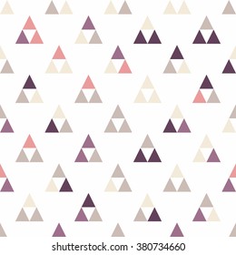 Seamless triangle pattern. Vector background. Geometric abstract texture