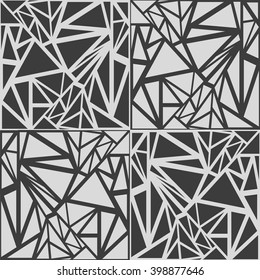 Seamless triangle pattern. Vector background. Geometric abstract texture