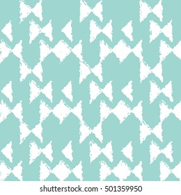 Seamless triangle pattern. Vector background. Geometric abstract texture.Blue and white