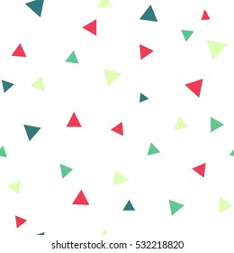 Seamless triangle pattern. Vector background. Geometric abstract texture