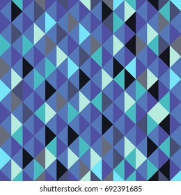 Seamless triangle pattern. Vector background.