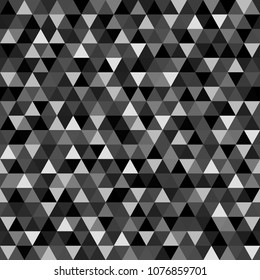 Seamless triangle pattern. Wallpaper of the surface. Tile background. Print for polygraphy, posters, t-shirts and textiles. Unique texture. Doodle for design