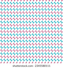 Seamless Triangle red and blue pattern for interior, exterior, tile, textile, cloth, fabric, garment, carpet, curtain,  wallpaper, paper wrapping, background and backdrop, etc.