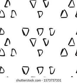 Seamless triangle scandinavian pattern. Textile background. Wrapping texture. Stock vector