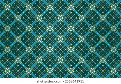 Seamless triangle shapes fabric pattern
