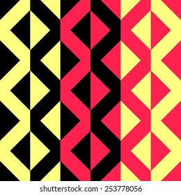 Seamless Triangle and Square Pattern. Abstract Background. Vector Regular Texture