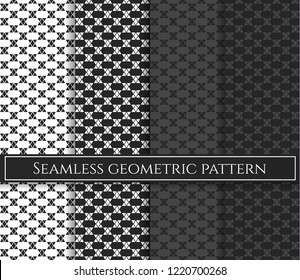 Seamless triangle vector pattern. Abstract geometric pattern in multiple colors. Rhombus background. Lozenge pattern.