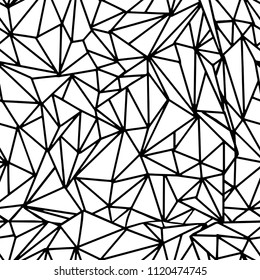 Seamless triangles texture, abstract illustration