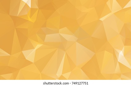 Seamless triangular template. Geometric sample. Repeating routine with triangle shapes. Seamless texture for your design. Pattern can be used for background Yellow vector Pattern