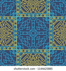 Seamless tribal abstract background.