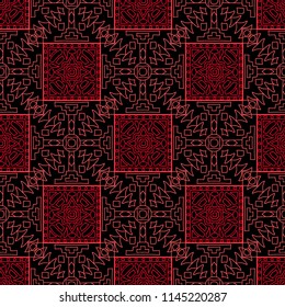 Seamless tribal abstract background.