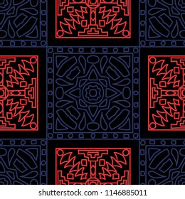 Seamless tribal abstract background.