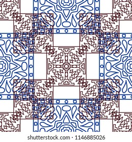 Seamless tribal abstract background.
