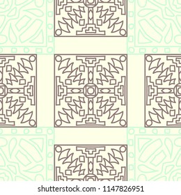 Seamless tribal abstract background.