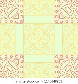 Seamless tribal abstract background.