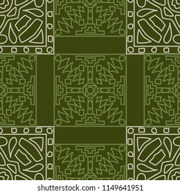 Seamless tribal abstract background.