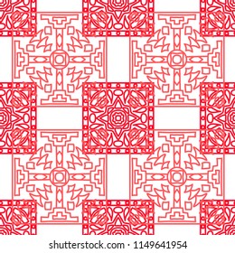 Seamless tribal abstract background.