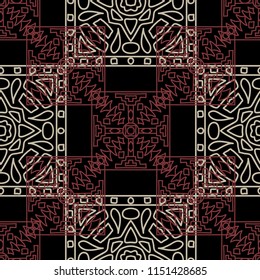 Seamless tribal abstract background.