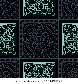 Seamless tribal abstract background.