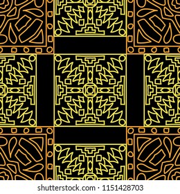 Seamless tribal abstract background.