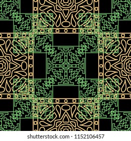 Seamless tribal abstract background.